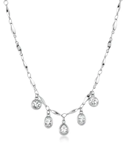 Brosway Dámský ocelový náhrdelník s čirými krystaly Symphonia BYM201