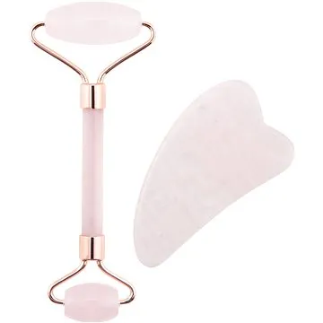 PALSAR7 Masážní váleček a destička Guasha - růženín (8594209100163)