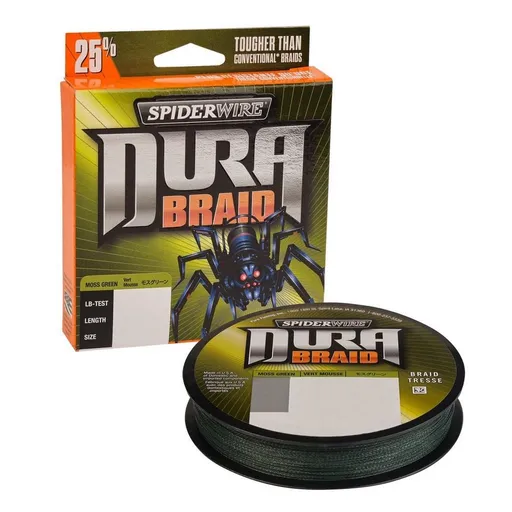 Spiderwire Šňůra Dura Braid Moss Green 135m,Spiderwire Šňůra Dura Braid Moss Green 135m