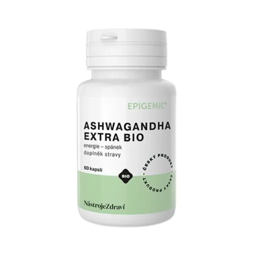 Ashwagandha EXTRA BIO – 60 kapslí – Epigemic®