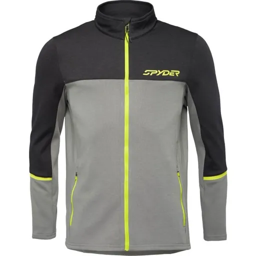 Spyder SPEED FLEECE JACKET Pánská bunda, tmavě šedá, velikost