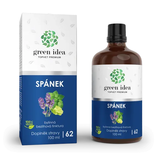 Spánek - bezlihová tinktura 100 ml - Green idea