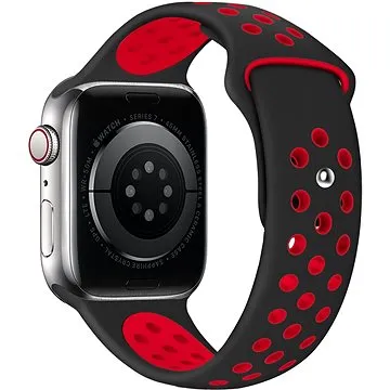Eternico Sporty pro Apple Watch 38mm / 40mm / 41mm  Cool Lava and Black     (AET-AWSP-LaBl-38)