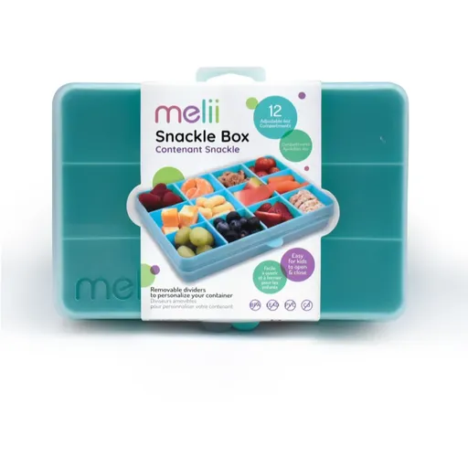Melii Snackle Box krabička na svačinku Blue 1368 ml