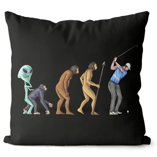 Polštář Evoluce golfu (Velikost: 55 x 55 cm)