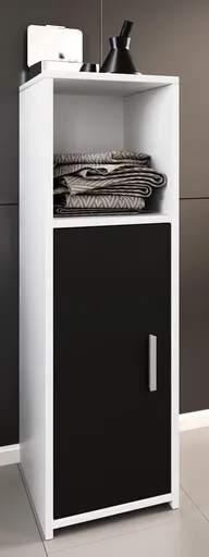 VCM Koupelnová střední skříňka Zalo L, černá