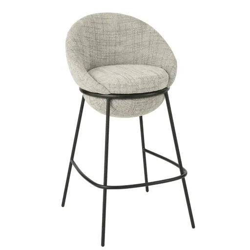 Světle šedá barová židle Renon - 55*54*99 cm J-Line by Jolipa