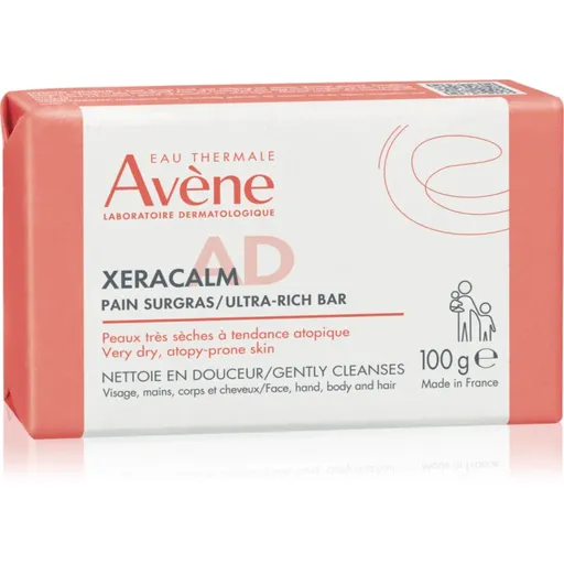 Avène XeraCalm A.D. Ultra-Rich Bar ultra vyživující mycí kostka pro suchou až atopickou pokožku 100 g