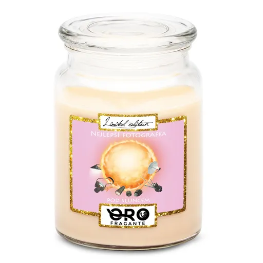 Svíčka Nejlepší fotografka pod sluncem (Vůně svíčky: Vanilka)