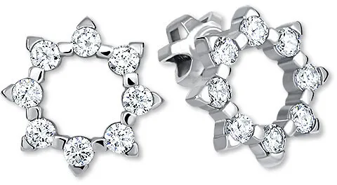 Soliter Sluníčkové náušnice s krystaly 239 001 00887 07