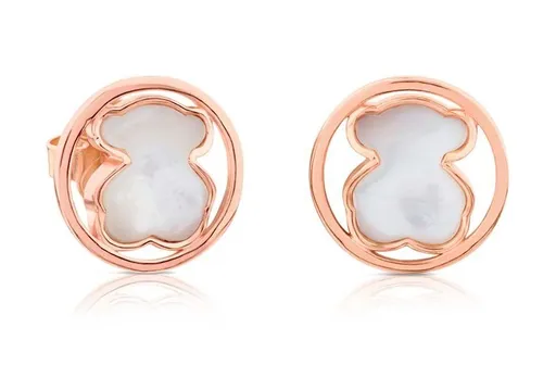 Tous Půvabné bronzové náušnice s perletí Camille 1000051400