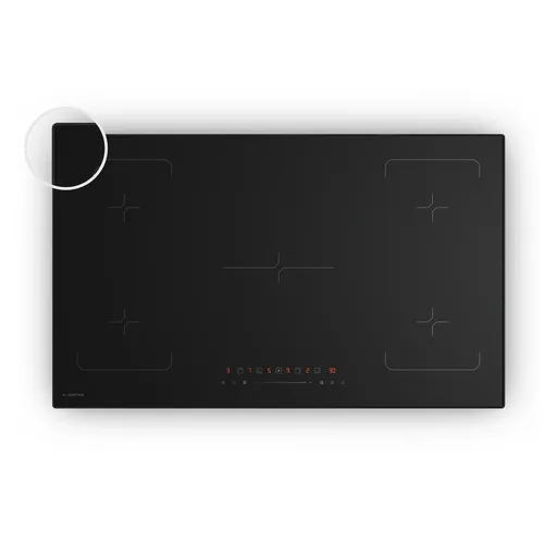 Klarstein Indukční varná deska Velaire, elegantní, minimalistická, výkonná, 5 varných zón, 7.200 W, 90 cm