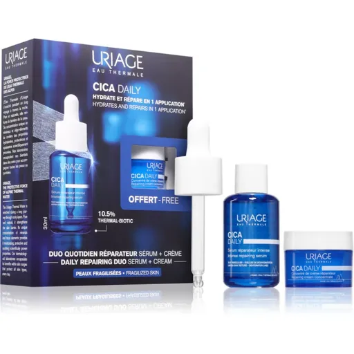 Uriage Cica Daily Daily Repairing Duo intenzivní hydratační sada pro oslabenou pleť