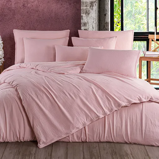 4Home Mušelínové povlečení Rosa, 160 x 200 cm, 70 x 80 cm