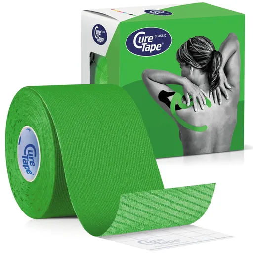 CureTape Kineziologický tejp Classic Green 5 cm x 5 m