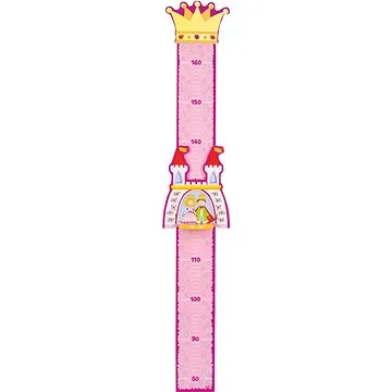 GOKI Dřevěný růstový metr Princ a princezna (60799)