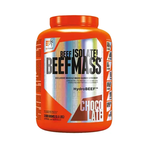 Extrifit BeefMass 3kg - vanilka, karamel