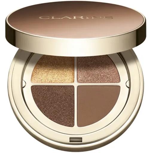 Clarins Ombre 4 Colour Eye Palette paletka očních stínů pro dlouhotrvající efekt odstín 04 - Brown Sugar Gradation 4.2 g