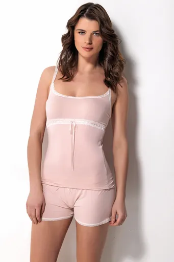 Dámské bambusové pyžamo LIA L Růžová