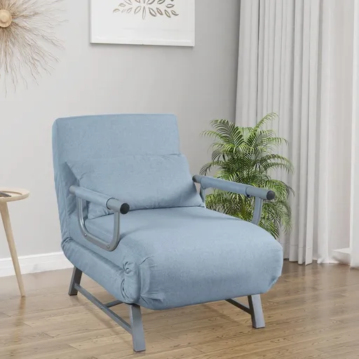 VCM Spací křeslo Kolino, modré