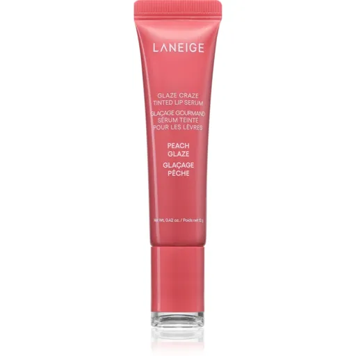 LANEIGE Glaze Craze Tinted Lip Serum tónovací balzám na rty odstín Peach Glaze 12 g