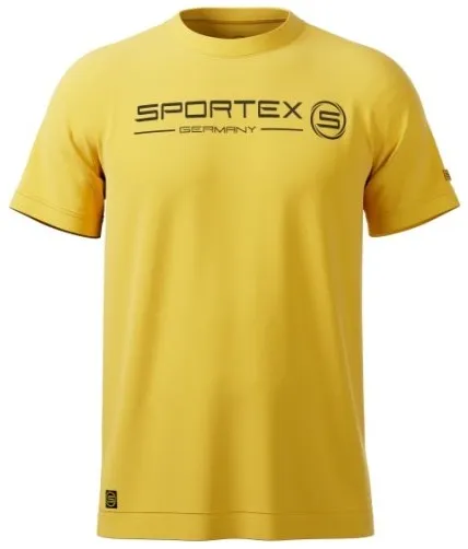 Sportex rybářské tričko t-shirt žluté s logem - m