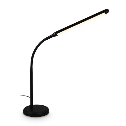 BRILONER Mura stolní lampička - 6W, 600lm, LED, stmívatelné, dotykový vypínač, nastavitelné, černá 7660015