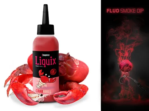 Delphin Fluo dip D Snax LiquiX 100ml - Krab - Krill,Delphin Fluo dip D Snax LiquiX 100ml - Krab - Krill
