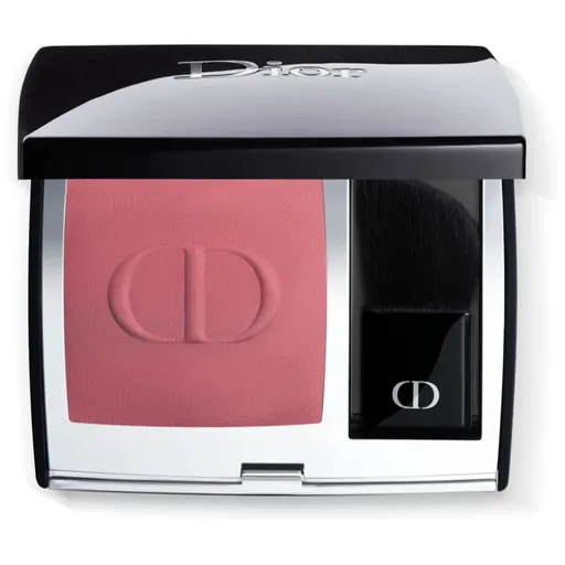 DIOR Rouge Blush kompaktní tvářenka se štětcem a zrcátkem odstín 962 Poison (Matte) 6 g