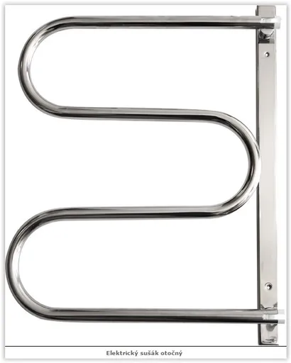 OLSEN SPA Elektrický sušák otočný Barva Nerez, Materiál Nerez, Rozměr radiátoru ES 2 35 x 565 x 475 mm, Výkon 30 W OLBES2ON
