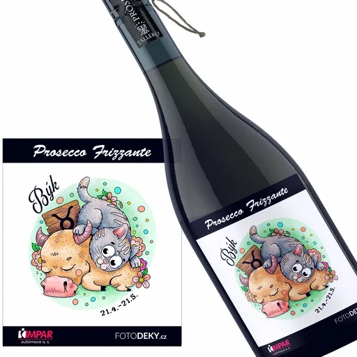 Víno Kočičí znamení – býk (Druh Vína: Prosecco)