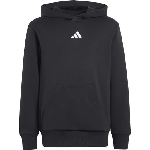 adidas BIG LOGO ESSENTIALS COTTON Dětská mikina, černá, velikost