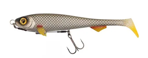 Fox Rage Gumová nástraha Super Slick Shad Loaded UV Silver Ghost - 18cm - 49g  1/0,Fox Rage Gumová nástraha Super Slick Shad Loaded UV Silver Ghost -