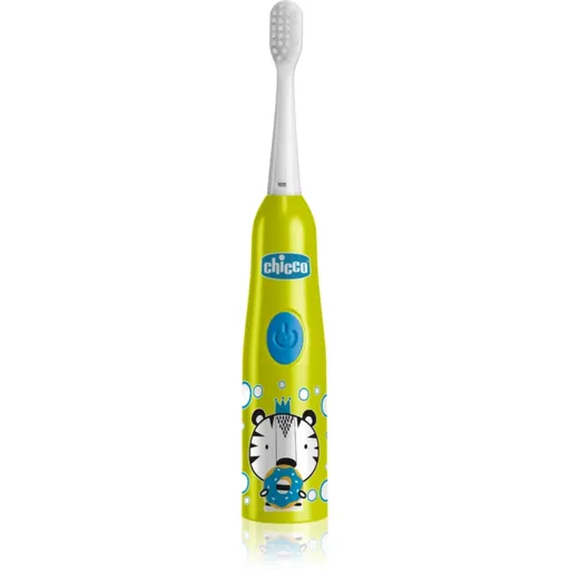 Chicco Electric Toothbrush 3y+ bateriový dětský zubní kartáček Tiger 1 ks