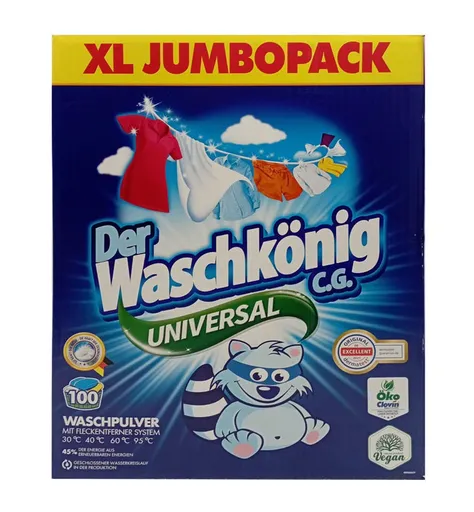 Der Waschkönig Universal Prací prášek 6 kg 100 dávek