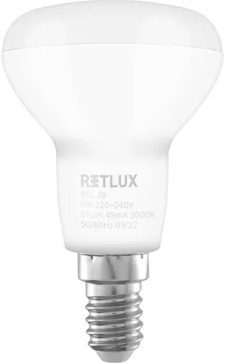 REL 39 LED R50 4x6W E14 WW RETLUX