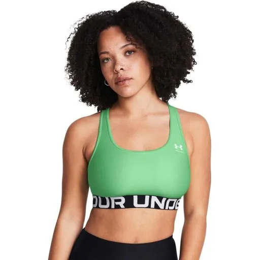 Under Armour AUTHENTICS Dámská podprsenka, světle zelená, velikost S