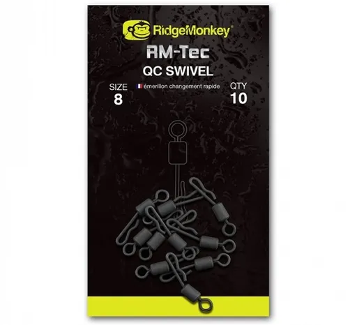 Ridgemonkey rychlovýměnný obratlík quick change swivel velikost 8