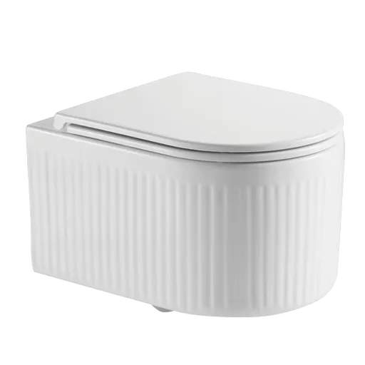 INVENA Závěsná WC mísa, GLAMOUR , včetně soft/close sedátka CE-92-001-L