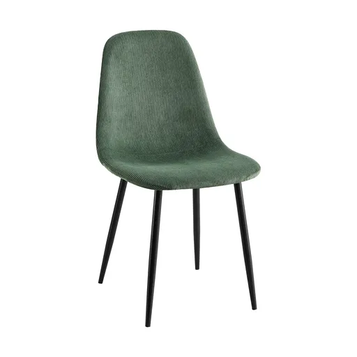 Jídelní židle AMALFI zelený manšestr