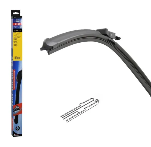 Compass Stěrač FLAT set (slot) - 660 mm