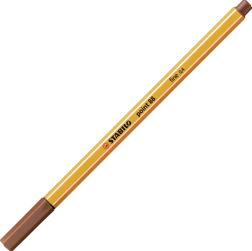 Liner Stabilo point 88 – 38 červená hlína
