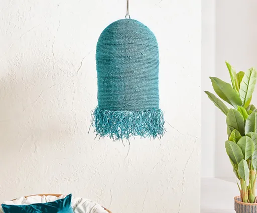 Stínidlo Kubu-Kubu 75x90 cm tyrkysová z vodního hyacintu