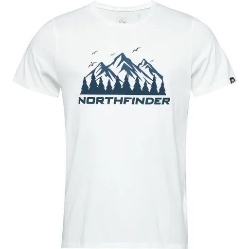 Northfinder BOGDAN Pánské tričko, bílá, velikost