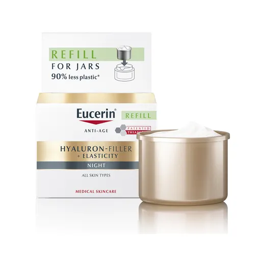 Eucerin Náhradní náplň pro noční krém proti vráskám Elasticity+Filler (Night Cream Refill) 50 ml