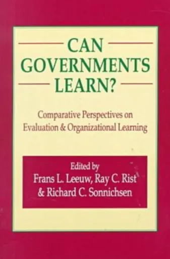 Can Governments Learn? - Frans L. Leeuw