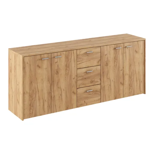 Skříňka HUGOS 180, dub craft zlatý