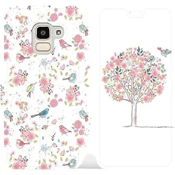 Flipové pouzdro na mobil Samsung Galaxy J6 2018 - M120S Strom a ptáčci (5903226359301)