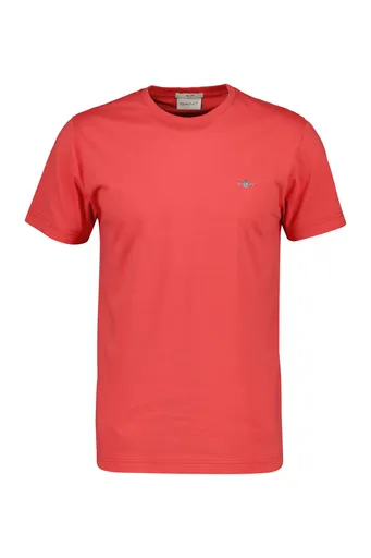 TRIČKO GANT SLIM SHIELD SS T-SHIRT ROSE RED