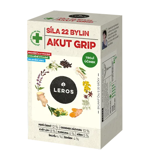 Leros Síla 22 bylin akut grip 20x2,5 g